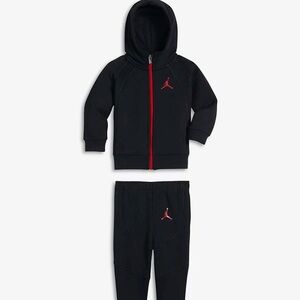 Youth Nike Jordan Jumpman Matching Zip-up Hoodie and Jogger - size Medium